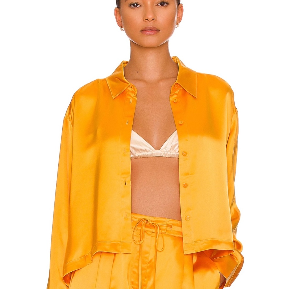Weekend Stories Celestina Shirt and Caliope Shorts in Melon